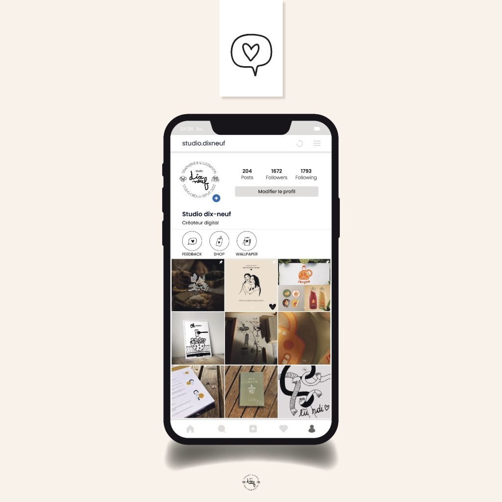 Vignette services Kit Instagram