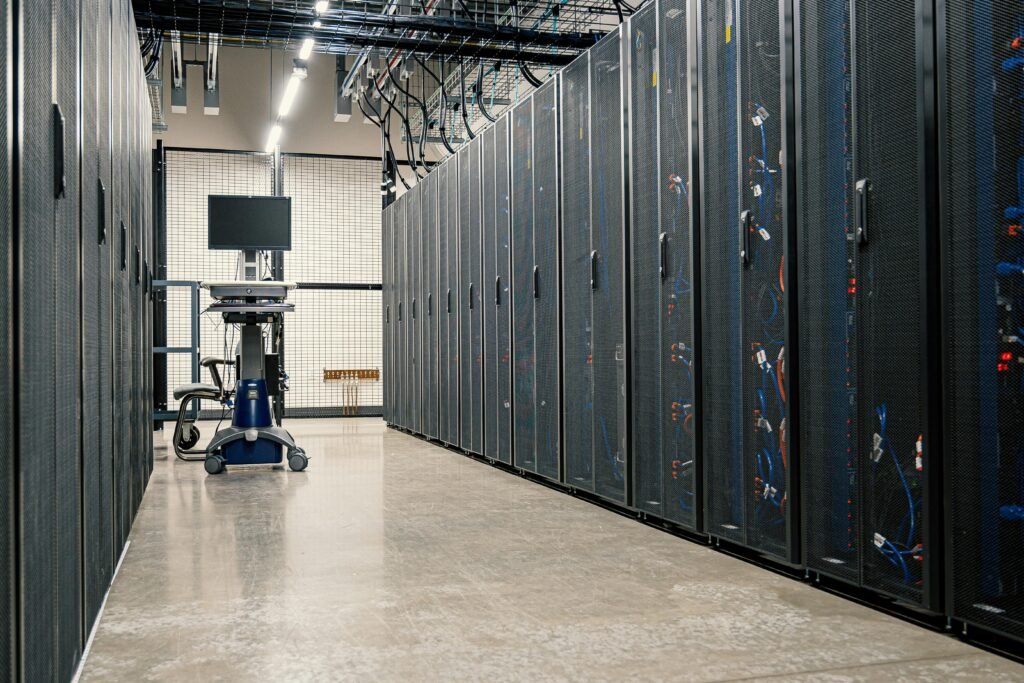 Intérieur d'un data center